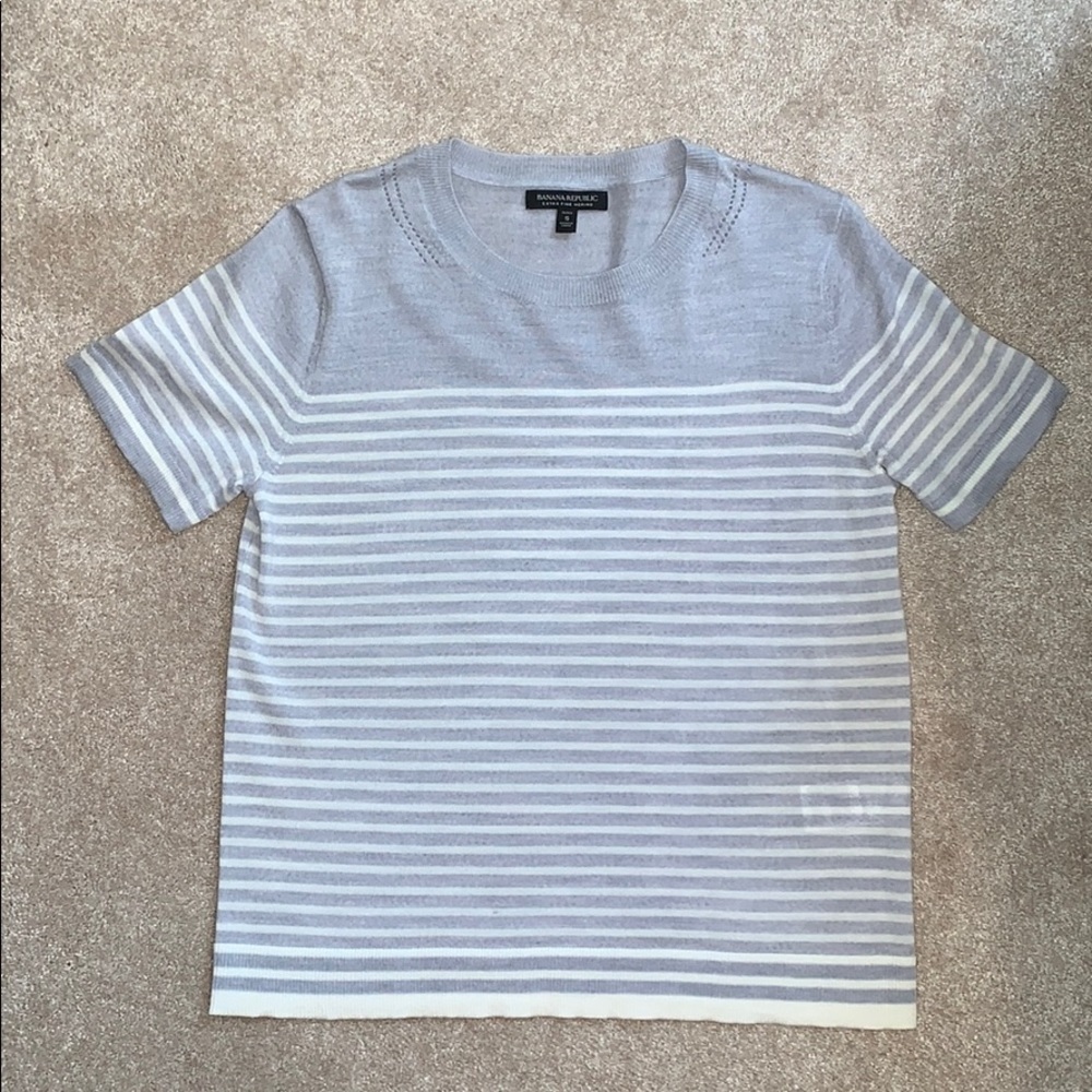 Banana Republic Extra Fine Merino Petite Blouse